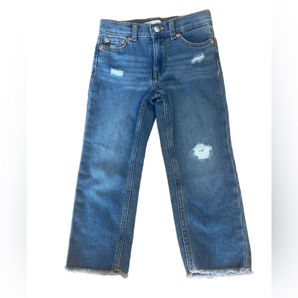 Levis Low Pro Distressed Denim Jeans Toddler Size 4